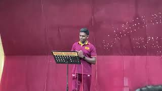 Amuthesh  Cross country song competition 2024 3rd place [upl. by Questa]