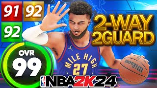 NBA 2K24 Best Shooting Guard Build with 92 3 PT  91 Steal on 2K24 [upl. by Galven]