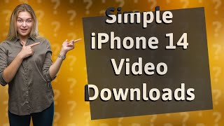 How do I download videos to my iPhone 14 [upl. by Yaras]