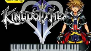 REQ Kingdom Hearts  Hikari Piano Tutorial Part 12 [upl. by Yerac]