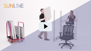 Sunline Cubicle Installation Video [upl. by Taima]