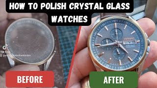 4K Easy Scratch Removal for Crystal Watch Glass A StepbyStep Guide HOW TO DIY [upl. by Schertz]