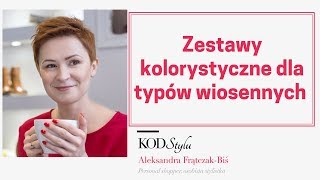 Zestawy kolorystyczne dla typów wiosennych Jasna Wiosna Ciepła Wiosna Czysta Wiosna [upl. by Card]