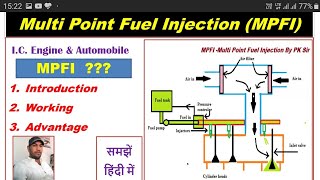 Multi point fuel injection system हिन्दी [upl. by Eloccin]