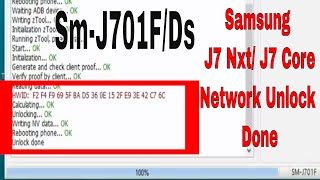 Samsung J7 NxtJ7 Core SmJ701FDS Network Unlock Done [upl. by Ceil687]