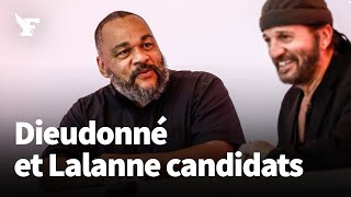 Législatives Dieudonné et Francis Lalanne candidats en Guadeloupe [upl. by Lan598]