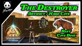 How To Get The Artifact of The Destroyer  Scorched Earth Caves  ARK Survival Ascended [upl. by Elocal508]