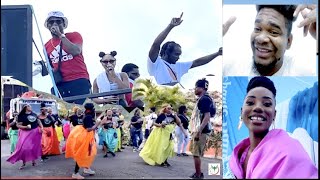 🔴2023 CARNIVAL OPENING MAS IN GRANDBAY  Mystelics Reacts [upl. by Nevile207]