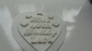 3D printing a heart 28th  August 2024 [upl. by Annayoj]