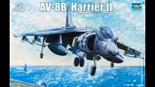 Trumpeter 132 AV8b Harrier [upl. by German]