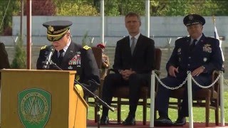 SACEUR Change of Command Ceremony  remarks by incoming SACEUR 04 MAY 2016 [upl. by Ahsad]