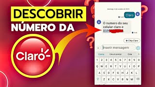 Como descobrir meu número da Claro por SMS ATUALIZADO [upl. by Larsen29]