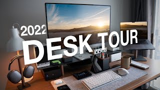 2022 Desk Setup Tour [upl. by Ihcur983]