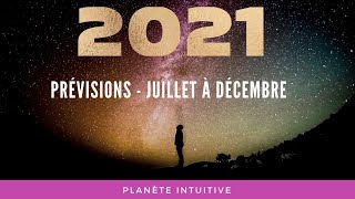 2021  Projections sur le 2ème semestre juillet à décembre  3 choix en fin de tirage [upl. by Lillith716]