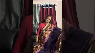 Saree from Vastranand festival shopping shorts purple minivlog pinklove viralvideo buy [upl. by Bryana]