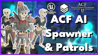 Ascent Combat Framework  AI Group Spawners and Patrol [upl. by Oicanata]