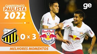 NOVORIZONTINO 0 X 3 BRAGANTINO  MELHORES MOMENTOS  8ª RODADA PAULISTA 2022  geglobo [upl. by Farlee]