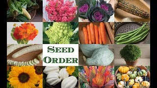 Ordering Seeds for the Garden  NEW Seed Varieties  Pictures and Variety Names [upl. by Ailes984]