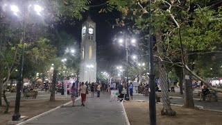 Juazeiro do NorteCE durante noite Romaria de FinadosPraça Padre Cícero [upl. by Ellehcit]