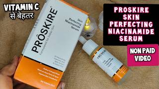 Proskire Niacinamide Serum Review  Serum for Open Pores and Acne Scars  30 Days Result [upl. by Nohsreg]