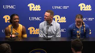 Pitt Volleyball  Torrey Stafford Dan Fisher Rachel Fairbanks Media Availability  9182024 [upl. by Aron]