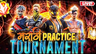 मराठी Free Fire Practice Tournament 🚩 Mad Army Gaming Free Fire Live Marathi [upl. by Nnylakcaj]