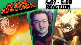 My Hero Academia 5x07  5x09 Reaction DUB [upl. by Noella]