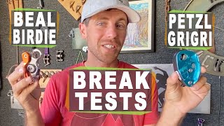 What breaks first Petzl GriGri or the Ropes  Beal Birdie Tests [upl. by Arlin415]