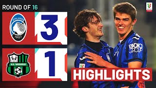 ATALANTASASSUOLO 31  HIGHLIGHTS  CDK shines in La Dea’s win  Coppa Italia Frecciarossa 202324 [upl. by Tnias]