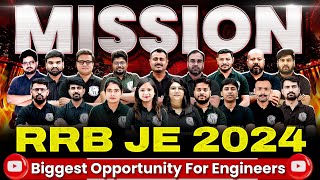 MISSION RRB JE 2024 Exam  How To Start Preparation For RRB JE 2024  RRB JE 2024 Preparation [upl. by Rolandson886]