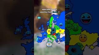 How safe is your country from floods europe map geography mapping edit flag history shorts [upl. by Otrebor]