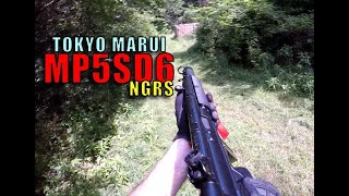 Tokyo Marui MP5SD6 NGRS Airsoft Gameplay [upl. by Loraine]