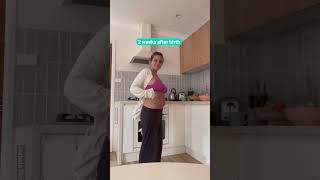 Watch My Belly Change After Giving Birth 😱 [upl. by Lumbard]