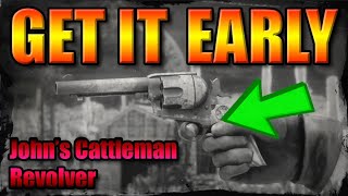 How to get Johns Cattleman Revolver Early  Two Revolvers Red Dead Redemption 2 Glitch [upl. by Aliza]