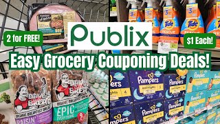 Publix Couponing Deals This Week 124130 125131  Easy Grocery Savings 8 FREEBIES [upl. by Eelannej]