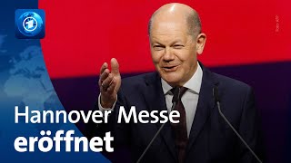 Hannover Messe Weltgrößte Industrieschau eröffnet [upl. by Oniger]