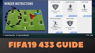 The Ultimate 433 Guide  FIFA 19 Formation Guides [upl. by Brackely]