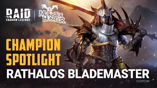 RAID Shadow Legends  Champion Spotlight  Rathalos Blademaster [upl. by Kanter770]