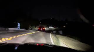 AMG slk55 vs GR Corolla POV Touge driver meets Canyon runner [upl. by Turmel]