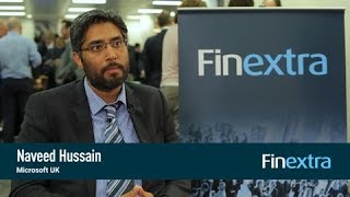 Finextra interviews Microsoft UK Partnerships in AI [upl. by Kristopher]