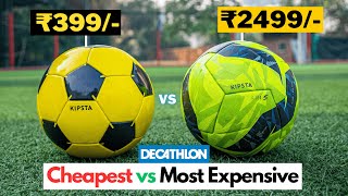 Cheapest Kipsta Football vs Most Expensive Kipsta Football  F100 vs F950  Which Is Best [upl. by Ashla]