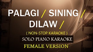 PALAGI  SINING  DILAW  NONSTOP KARAOKE   TJ MONTERDE  DIONELA  MAKI  COVERCY [upl. by Arhna]