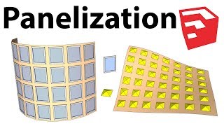 Panelization Plugin For SketchUp [upl. by Iadrahs]