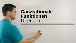 Ganzrationale Funktionen Übersicht Polynomfunktionen  Mathe by Daniel Jung [upl. by Atinod]