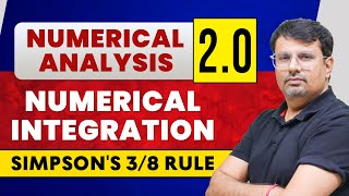 Numerical Analysis 20  Numerical Integration by Simpson 38 Rule by GP Sir [upl. by Drescher]