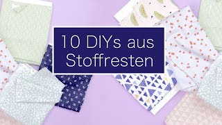 10 Last Minute Geschenke aus Stoffresten  Nastjas Nähtipps WirMachenWeihnachten [upl. by Roland]