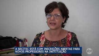 A Secitec está com inscrições abertas para novos professores na instituição [upl. by Ahseinar]