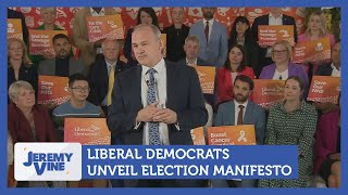 Liberal Democrats unveil election manifesto  Jeremy Vine [upl. by Mellette585]