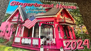 Martha’s Vineyard Gingerbread Houses drive through [upl. by Garaway]