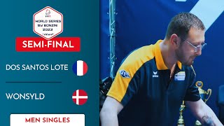 2023 ITSF World Series Bonzini  Men Singles SemiFinal  Miguel DOS SANTOS LOTE vs Sven WONSYLD [upl. by Ihteerp]